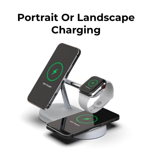 4-in-1 MagSafe Wireless Charging Dock – For iPhone, Apple Watch, AirPods & More