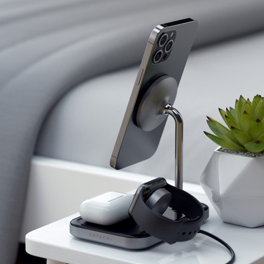 3-in-1 MagSafe Wireless Charging Station – For iPhone, Apple Watch & AirPods