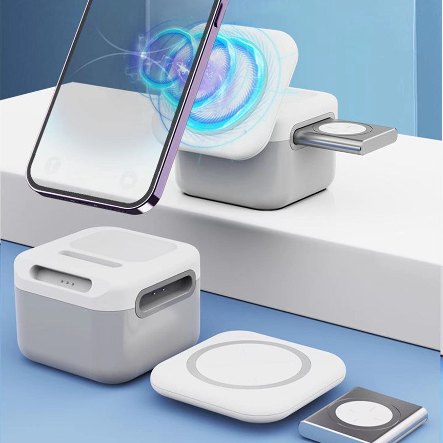 Apple MagSafe Wireless Charging Station – 3-in-1 Charger for iPhone, Watch & AirPods