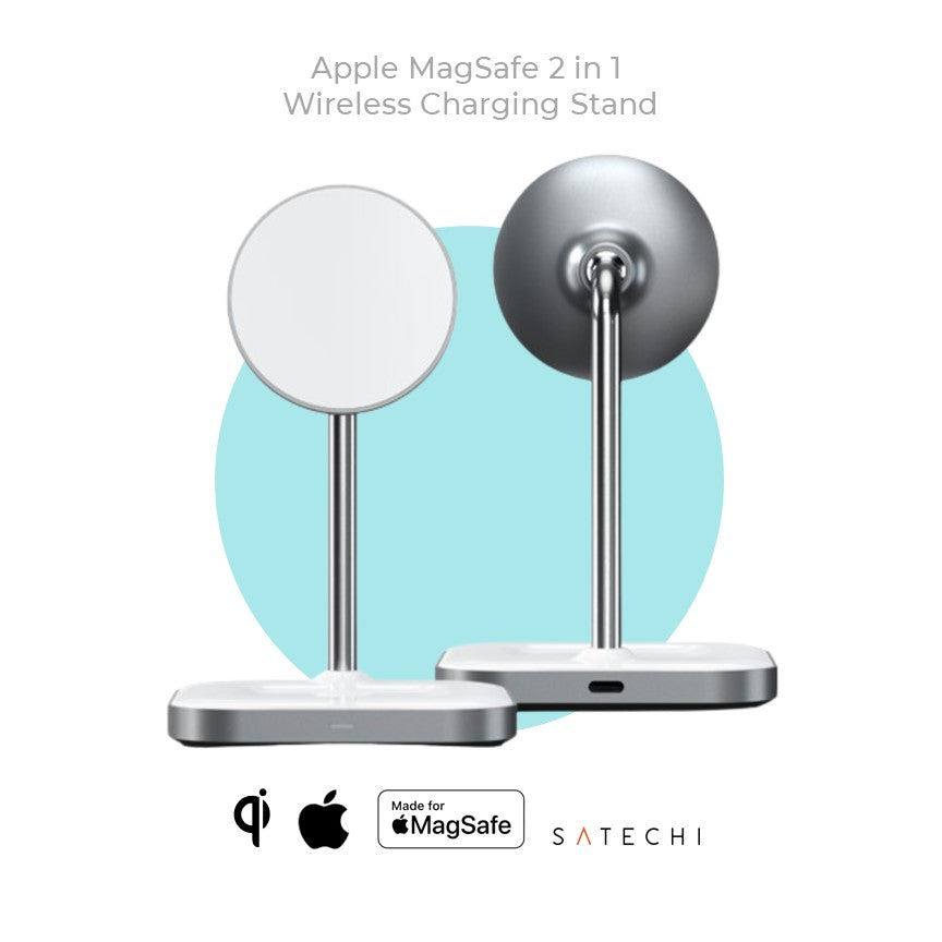 2-in-1 MagSafe Wireless Charger – For iPhone & AirPods with Fast Charging
