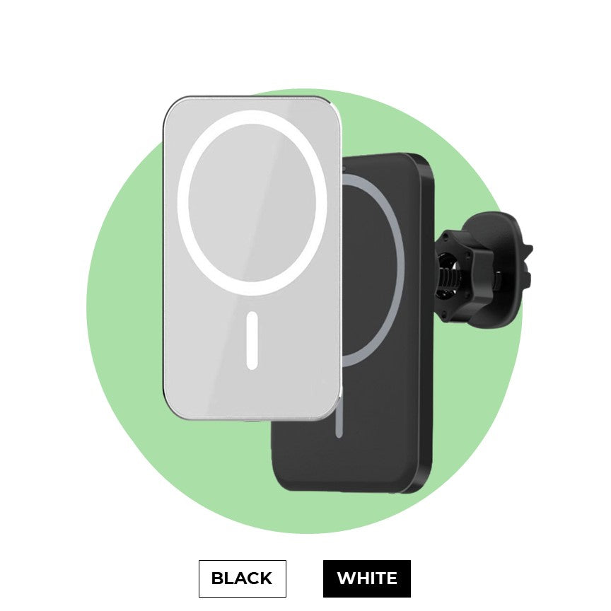 MagSafe Car Charger Mount – Fast Wireless Charging for iPhone 12–15