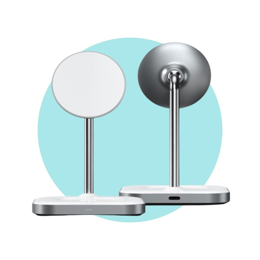 2-in-1 MagSafe Wireless Charger – For iPhone & AirPods with Fast Charging