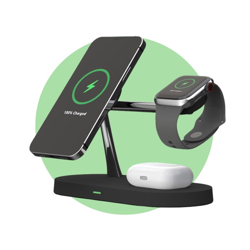 4-in-1 MagSafe Wireless Charging Dock – For iPhone, Apple Watch, AirPods & More