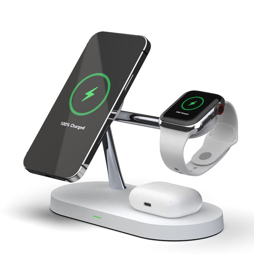 4-in-1 MagSafe Wireless Charging Dock – For iPhone, Apple Watch, AirPods & More