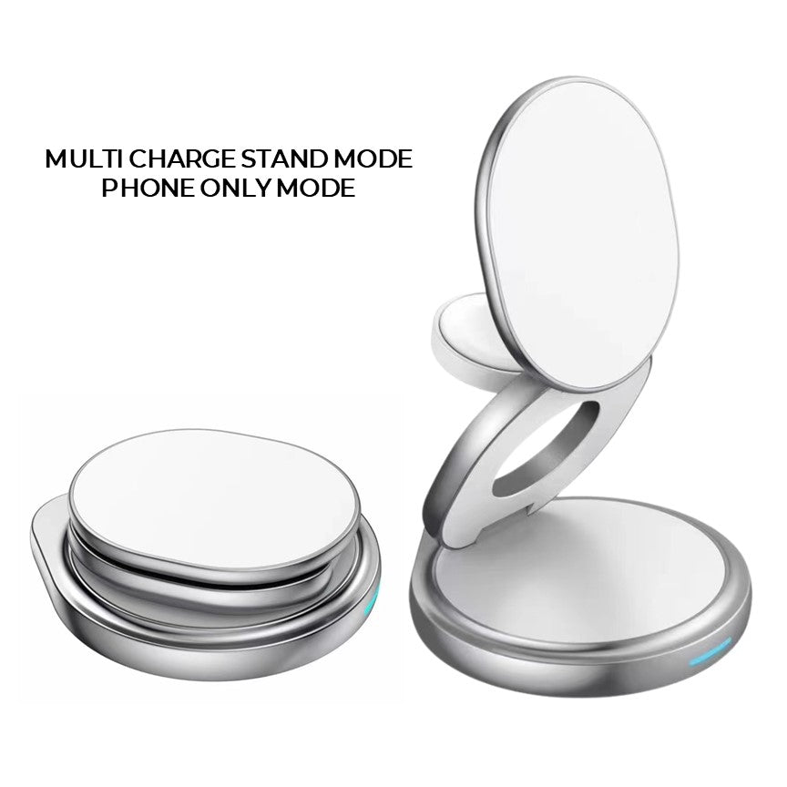 Apple 3-in-1 Foldable MagSafe Wireless Charger – Compact Charging for iPhone, Watch & AirPods