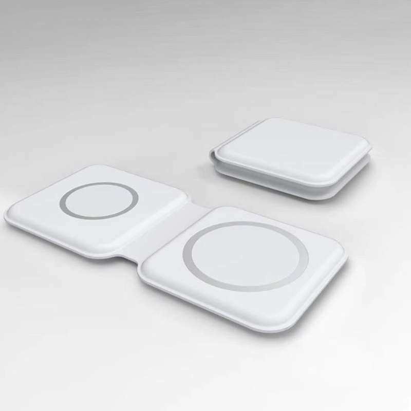 MagSafe Duo Wireless Charger – For iPhone, Apple Watch & AirPods (2-in-1 Foldable Design)