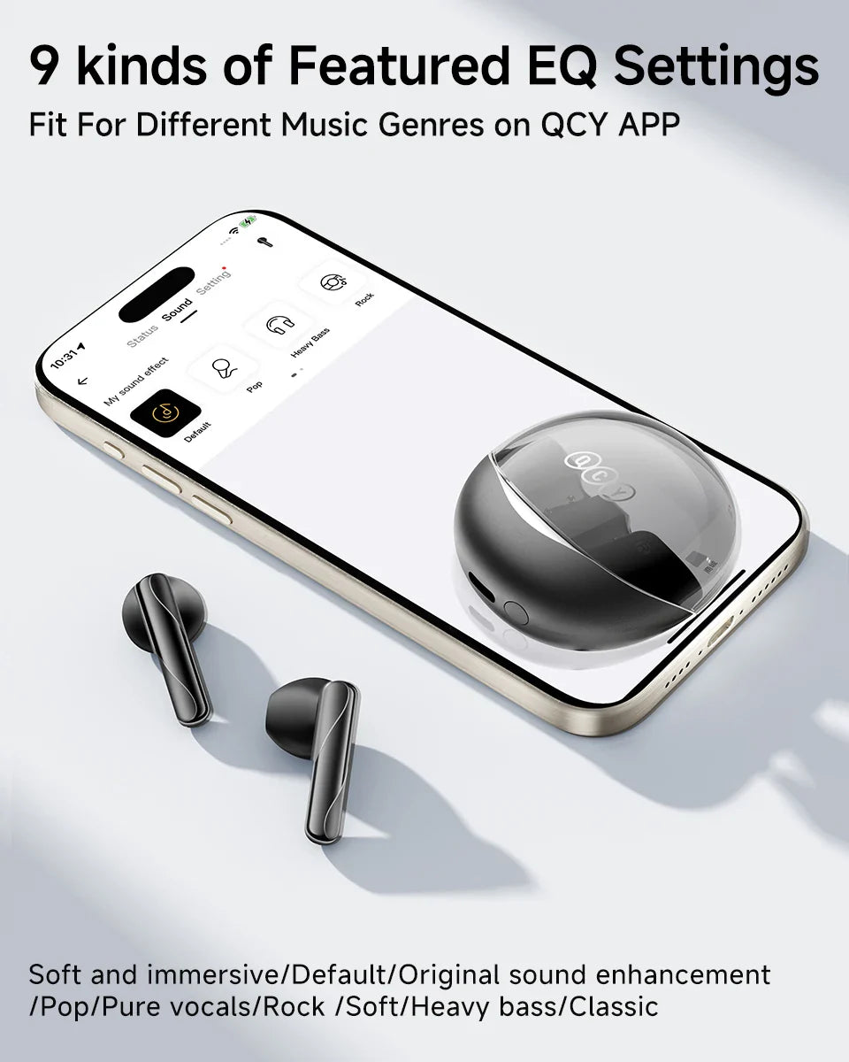 Wireless Bluetooth 5.3 Earphones with ENC Noise Cancellation ā Perfect for Music & Gaming
