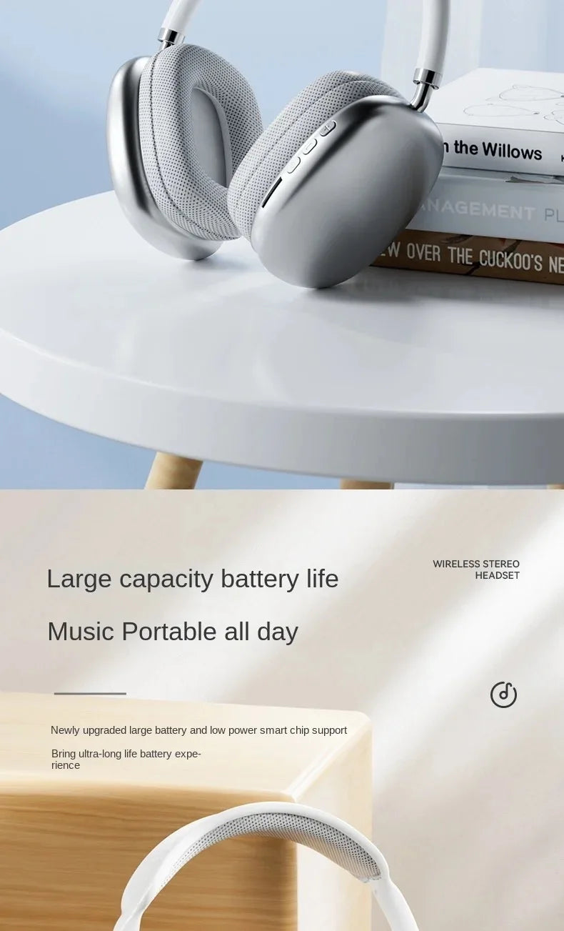 Pro Max Air Wireless Bluetooth Headphones ā Studio Sound, All-Day Comfort