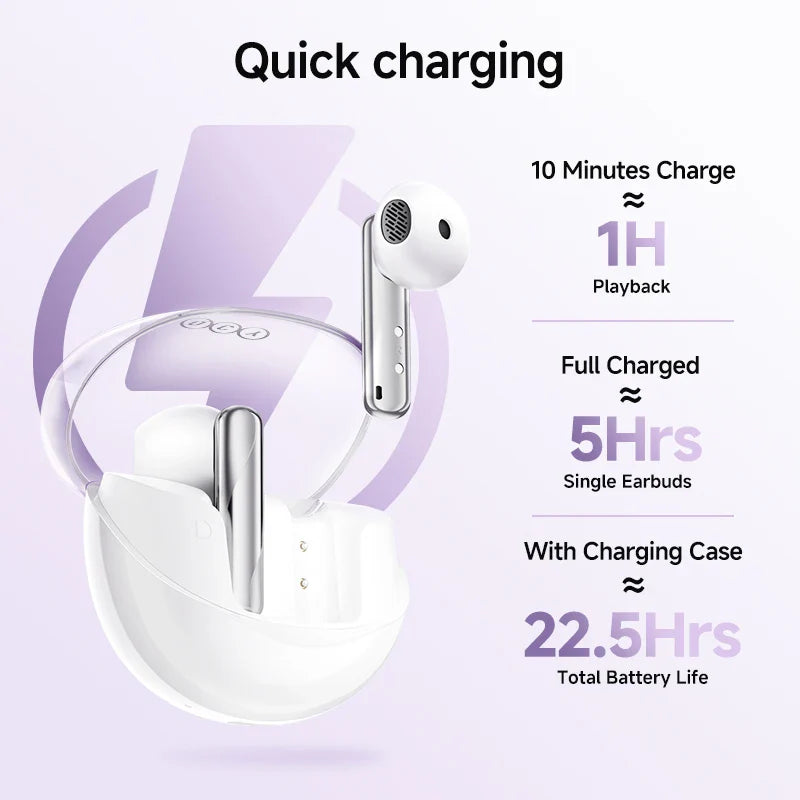 Wireless Bluetooth 5.3 Earphones with ENC Noise Cancellation ā Perfect for Music & Gaming