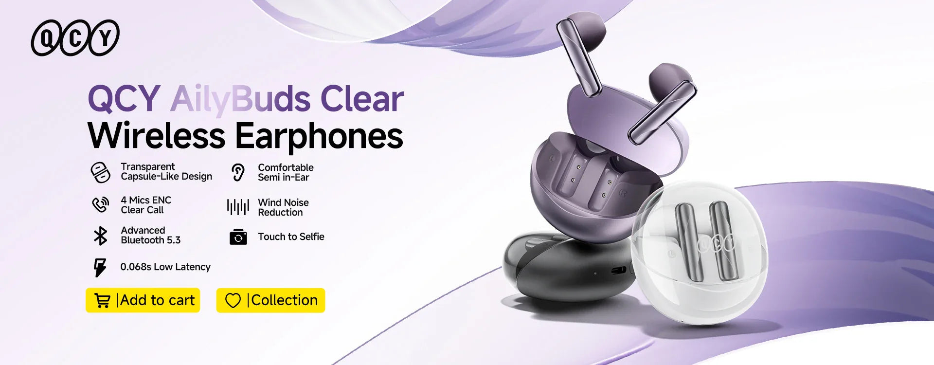 Wireless Bluetooth 5.3 Earphones with ENC Noise Cancellation ā Perfect for Music & Gaming