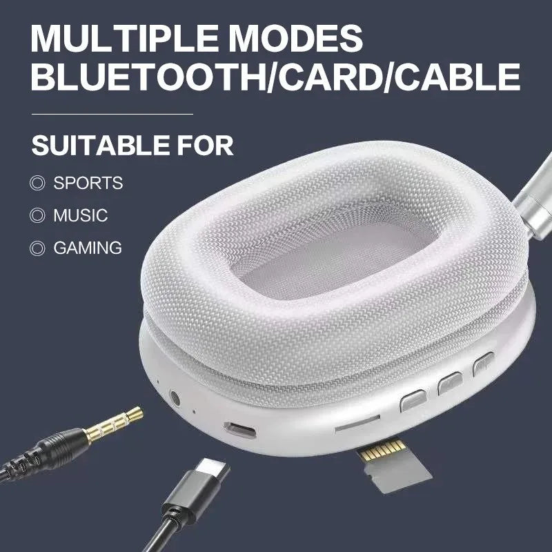 Pro Max Air Wireless Bluetooth Headphones ā Studio Sound, All-Day Comfort