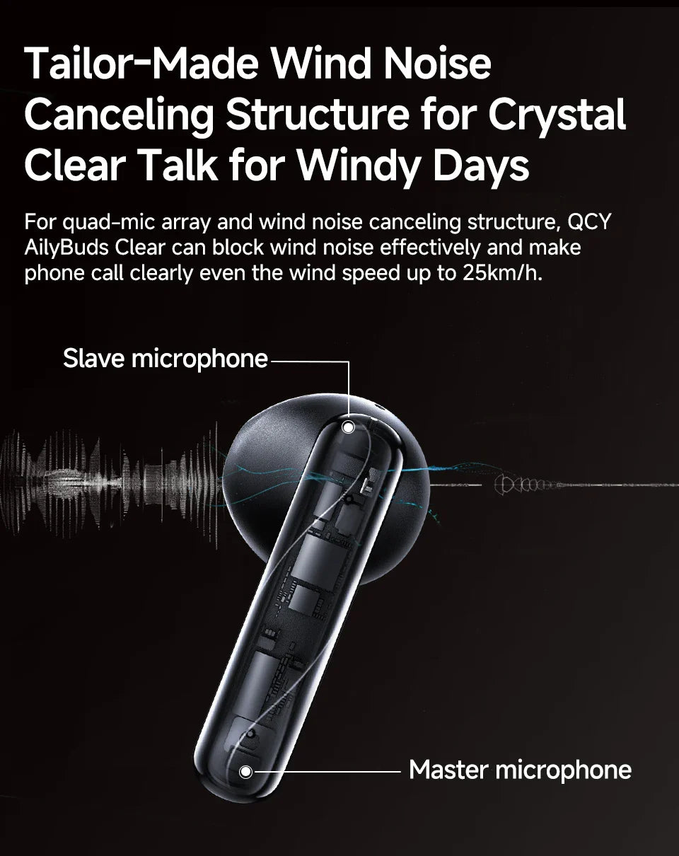 Wireless Bluetooth 5.3 Earphones with ENC Noise Cancellation ā Perfect for Music & Gaming