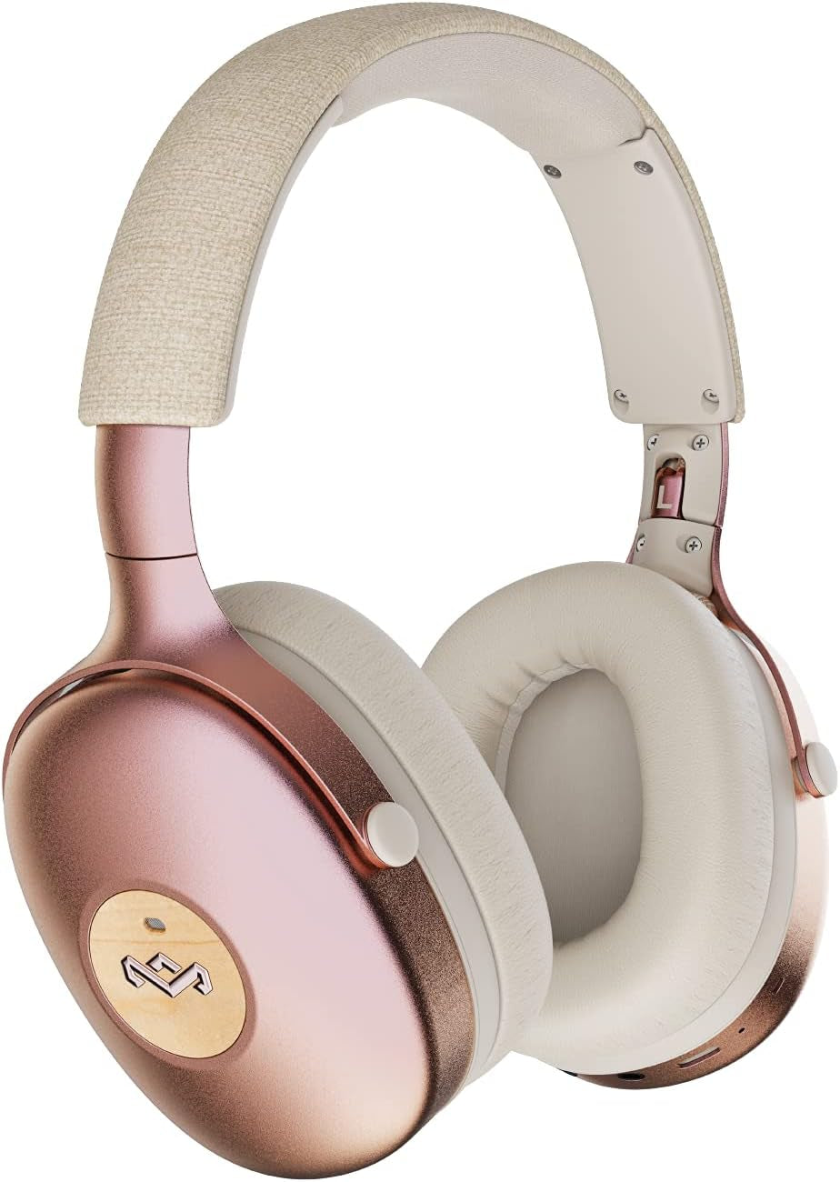 Positive Vibration XL ANC Wireless Headphones with Mic – Block Noise, Boost Vibes