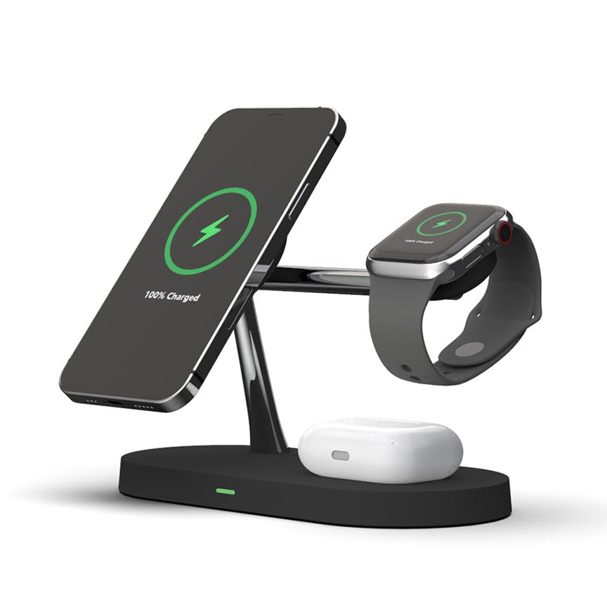 4-in-1 MagSafe Wireless Charging Dock – For iPhone, Apple Watch, AirPods & More