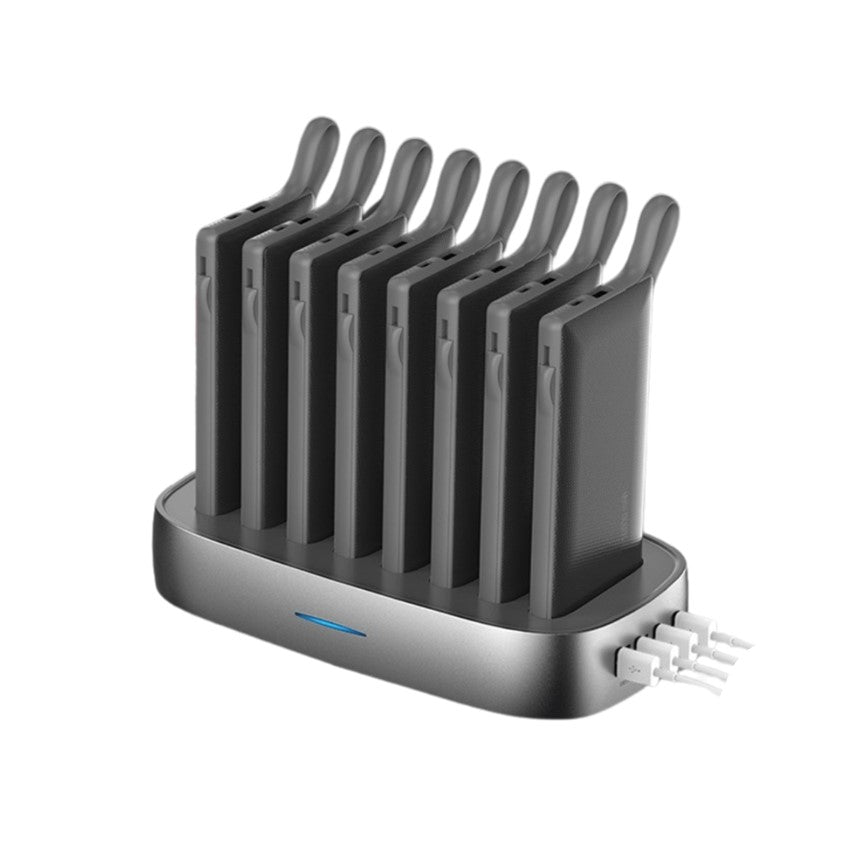 8x MagSafe 10,000mAh Power Banks with Smart Touch Charging Dock – For iPhone & Qi Devices